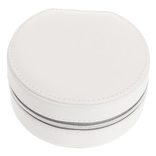 FOMIYES Runder Schmuck Organizer Reisebox Schmuckaufbewahrung für Ohrringe Ringe Mehrschichtige Schmuckschatulle mit Reißverschluss FOMIYES Runder Schmuck Organizer Reisebox Schmuckaufbewahrung für Ohrringe Ringe Mehrschichtige Schmuckschatulle mit Reißverschluss von FOMIYES