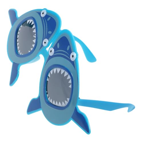 FOMIYES Shark Sonnenbrille für Partys Lustige Hawaiianische Dekoration Strandszenen Fotorequisiten Shark Form für Tanz Events Einzigartige Accessoires für Unvergessliche Feiern von FOMIYES