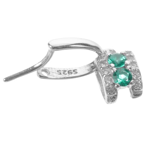 FOMIYES Silberverschluss für Armbänder Stilvoller Schmuckverschluss mit Zirkonia Langlebig Vielseitig für DIY Schmuckherstellung von FOMIYES