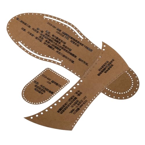 FOMIYES Slippers Template Paper Womens Sandals Kraft Paper DIY Leather Work Stencils For Stylish Practical Handmade Slippers Crafting von FOMIYES