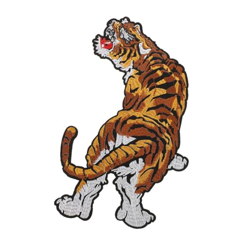 FOMIYES Tiger Applikation zum Nähen Chinesischer Tier Stickpatch mit Animalischem Design Langlebiger Stoffflicken für Kleidung Rucksäcke DIY Bügelaufnäher Modischer Aufnäher für FOMIYES Tiger Applikation zum Nähen Chinesischer Tier Stickpatch mit Animalischem Design Langlebiger Stoffflicken für Kleidung Rucksäcke DIY Bügelaufnäher Modischer Aufnäher für von FOMIYES