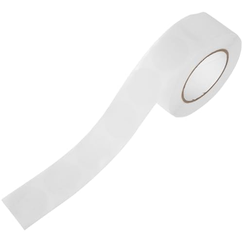 FOMIYES Transparent Runde Etikettenaufkleber Selbstklebend Klare Beschriftungssticker für Geschenkverpackungen Vorratsdosen Einfache Markierung und Dekoration im Haushalt von FOMIYES
