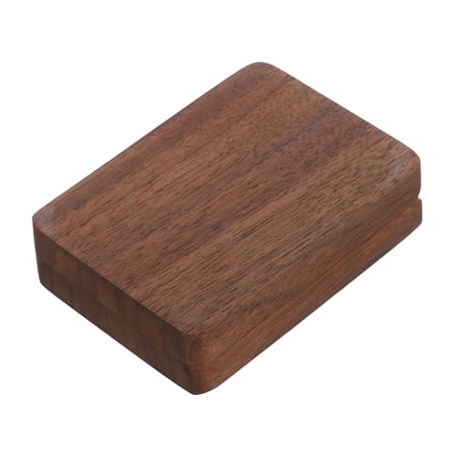 FOMIYES Walnuss Schmuckbox Holz Schmuckschatulle mit Drehfunktion Vintage Schmuckaufbewahrung für Ringe und Ohrringe Dekorativer Schmuck Organizer für Damen Schlafzimmer und Schminktisch von FOMIYES
