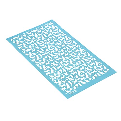 FONDOTIN 1 Blatt Polymer Clay Stencil Herz Muster für Haustiere Wiederverwendbare Seidenschablone für Diy Schmuck und Bastelarbeiten für Projekte FONDOTIN 1 Blatt Polymer Clay Stencil Herz Muster für Haustiere Wiederverwendbare Seidenschablone für Diy Schmuck und Bastelarbeiten für Projekte von FONDOTIN