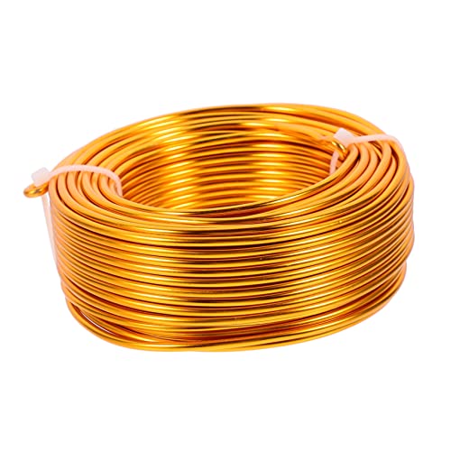 FONDOTIN 1 Rolle Bunte Aluminiumdraht für Schmuckherstellung Flexibel Leicht und Bruchfest zum Basteln von Ringen Ohrringen und Mehr von FONDOTIN