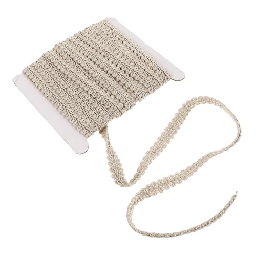 FONDOTIN 1 Rolle DIY Wellenmuster Borte für Vorhänge Yards Farbige Spitzenborte Polyester für Kleidung und Kreative Handarbeiten Langlebig und Vielseitig Einsetzbar von FONDOTIN