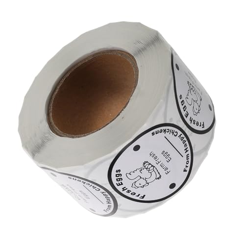 FONDOTIN 1 Rolle Eierverpackung Stempel Für Frische Eier Dekorativer Eieraufkleber Eierkartons Für Hühnereier Kartonetiketten Für Frische Eier Vom Bauernhof Ei-datumsstempel Papier Schwarz FONDOTIN 1 Rolle Eierverpackung Stempel Für Frische Eier Dekorativer Eieraufkleber Eierkartons Für Hühnereier Kartonetiketten Für Frische Eier Vom Bauernhof Ei-datumsstempel Papier Schwarz von FONDOTIN