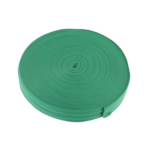 FONDOTIN 1 Rolle Gurtband Aus Natürlicher Baumwolle Für Taschen, Griffe, Webband Für Stoff-einkaufstaschen, Gurte Zur Herstellung Von Stoffgürteln, Basteln, Dekoration, Hellgrün von FONDOTIN