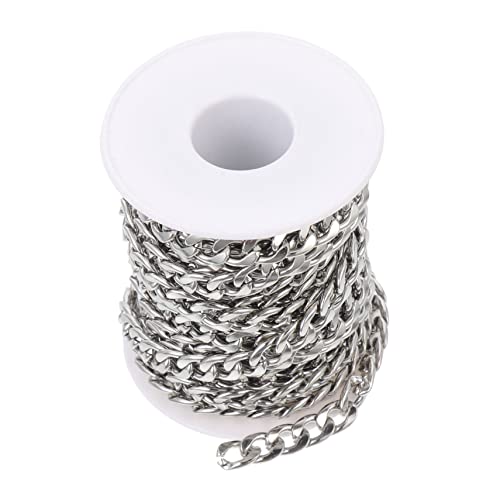 FONDOTIN 1 Rolle Kettenrolle Diy und Armbänder Kettenglieder für Schmuckherstellung für Bastelprojekte und Reparaturen von FONDOTIN