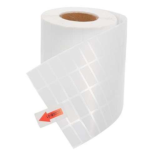 FONDOTIN 1 Rolle Klebebrikotaufkleber Flasche Lebensmitteletiketten Aufkleber Klebeetiketten kleine Aufkleber leere Etikettenaufkleber Schilderaufkleber beschichtetes Papier Weiß von FONDOTIN