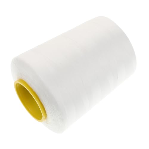 FONDOTIN 1 Rolle Nähmaschinenfaden Anfänger nähen Multifunktionales Stickgarn Schneidbares Stickgarn Naehstiche Nähen von leichtem Garn tragbares Nähgarn Quilt-DIY-Garn Baumwollfaden Weiß von FONDOTIN