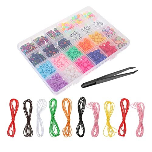 FONDOTIN 1 Satz DIY Buchstabenperlen mit Elastischen Fäden Farben für Armbänder und Schmuckherstellung für Kreative Bastelprojekte mit Familie und Freunden Nützlichem Zubehör FONDOTIN 1 Satz DIY Buchstabenperlen mit Elastischen Fäden Farben für Armbänder und Schmuckherstellung für Kreative Bastelprojekte mit Familie und Freunden Nützlichem Zubehör von FONDOTIN