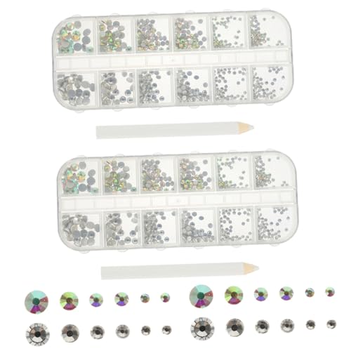 FONDOTIN 1 Satz Nail Art Dekoration Flachrückenspitzen Strasssteine für Nägel Make Up und Körperdekoration DIY Glitzersteine für Maniküre und Kreative Designs FONDOTIN 1 Satz Nail Art Dekoration Flachrückenspitzen Strasssteine für Nägel Make Up und Körperdekoration DIY Glitzersteine für Maniküre und Kreative Designs von FONDOTIN
