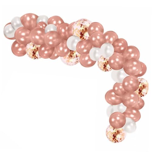 FONDOTIN Latexballons 10 Stück 30 5 Cm Roségold Mit Klebekette Partydekoration Für Hochzeit Neujahr FONDOTIN Latexballons 10 Stück 30 5 Cm Roségold Mit Klebekette Partydekoration Für Hochzeit Neujahr von FONDOTIN