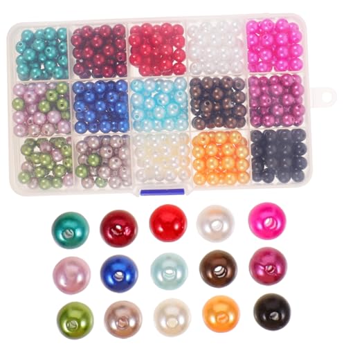 FONDOTIN 1 Schachtel Abs perlen mit Langlebige Hautfreundliche Schmuckperlen für Armbandherstellung DIY Spacer Beads für Handgemachten Schmuck und Bastelprojekte FONDOTIN 1 Schachtel Abs perlen mit Langlebige Hautfreundliche Schmuckperlen für Armbandherstellung DIY Spacer Beads für Handgemachten Schmuck und Bastelprojekte von FONDOTIN