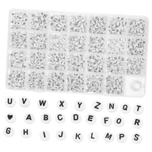 FONDOTIN 1 Schachtel Acryl Buchstaben Perlen Pastell DIY Schmuck Basteln Armband Halskette Anhänger Buchstabenperlen für Armbänder Freundschaftsschmuck FONDOTIN 1 Schachtel Acryl Buchstaben Perlen Pastell DIY Schmuck Basteln Armband Halskette Anhänger Buchstabenperlen für Armbänder Freundschaftsschmuck von FONDOTIN