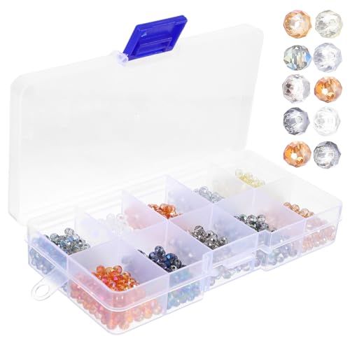 FONDOTIN 1 Schachtel Kristallgelbe Glasperlen für DIY Schmuckherstellung Bastelperlen in Box für Armbänder Ohrringe und Dekoration FONDOTIN 1 Schachtel Kristallgelbe Glasperlen für DIY Schmuckherstellung Bastelperlen in Box für Armbänder Ohrringe und Dekoration von FONDOTIN