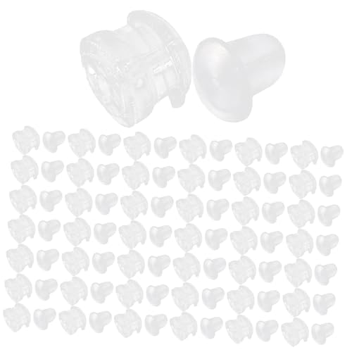 FONDOTIN 1 Schachtel Transparente Ohrstecker Verschlüsse aus Leichtem Silikon Vielseitig Einsetzbar für DIY Ohrringe Teiliges Mittelgroße Hamburger Ohrstopper Sicherer Halt für Mehrere FONDOTIN 1 Schachtel Transparente Ohrstecker Verschlüsse aus Leichtem Silikon Vielseitig Einsetzbar für DIY Ohrringe Teiliges Mittelgroße Hamburger Ohrstopper Sicherer Halt für Mehrere von FONDOTIN