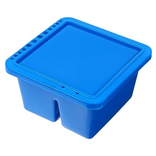 FONDOTIN 1 Stück Pinselreiniger und Halter Kunststoff Quadratischer Pinselwascher für Künstler Multifunktionales Aufbewahrungsgestell Leicht und Tragbar für Aquarell und Acrylfarben für FONDOTIN 1 Stück Pinselreiniger und Halter Kunststoff Quadratischer Pinselwascher für Künstler Multifunktionales Aufbewahrungsgestell Leicht und Tragbar für Aquarell und Acrylfarben für von FONDOTIN