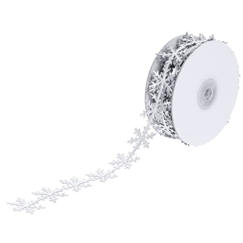 FONDOTIN 1 Stück Schneeflocken Geschenkband Gold und Silber DIY Dekoration für Weihnachten Hochzeiten Partys und Bastelprojekte für Einladungen und Floristik FONDOTIN 1 Stück Schneeflocken Geschenkband Gold und Silber DIY Dekoration für Weihnachten Hochzeiten Partys und Bastelprojekte für Einladungen und Floristik von FONDOTIN
