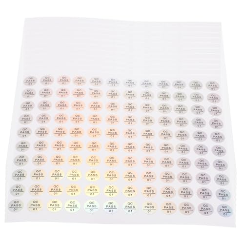 FONDOTIN 10 Blatt Qualitätskontrolle Aufkleber Qc verifizierungsset Grüne Manipulationssichere Prüfzeichen für Produktinspektion Selbstklebende Qualitätssiegel zur Prüfungsfreigabe FONDOTIN 10 Blatt Qualitätskontrolle Aufkleber Qc verifizierungsset Grüne Manipulationssichere Prüfzeichen für Produktinspektion Selbstklebende Qualitätssiegel zur Prüfungsfreigabe von FONDOTIN
