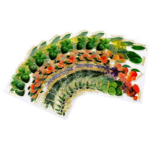FONDOTIN 10 Blatt Teiliges Ätherische Öl Flaschen Etiketten Selbstklebend Vielseitige DIY Aufkleber für Kosmetik und Parfümflaschen Klare Beschriftung Praktische Flaschenetiketten für von FONDOTIN