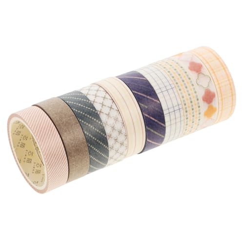 FONDOTIN 10 Rollen Dünnes Washi Tape Set Dekoratives Klebeband mit Geometrischen Mustern Selbstklebend Vielseitig für Scrapbooking DIY Tagebuch und Geschenkdekoration Bunte Masking Tapes FONDOTIN 10 Rollen Dünnes Washi Tape Set Dekoratives Klebeband mit Geometrischen Mustern Selbstklebend Vielseitig für Scrapbooking DIY Tagebuch und Geschenkdekoration Bunte Masking Tapes von FONDOTIN