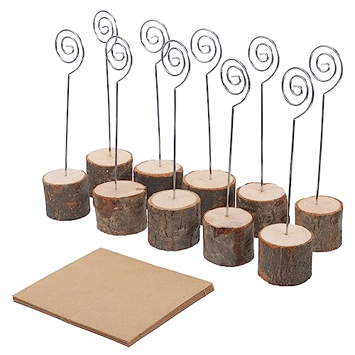 FONDOTIN 10 Sätze Baumrinden Kartenhalter Design Memo Clip Tischkartenhalter Namensschild Clip für Hochzeit Party Dekoration Büro Schreibtisch Zubehör FONDOTIN 10 Sätze Baumrinden Kartenhalter Design Memo Clip Tischkartenhalter Namensschild Clip für Hochzeit Party Dekoration Büro Schreibtisch Zubehör von FONDOTIN