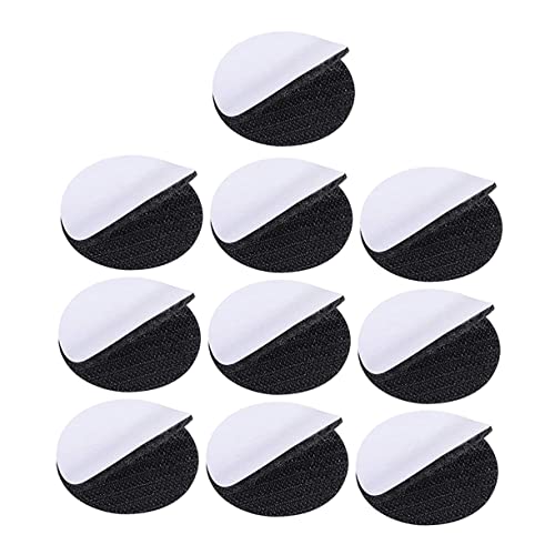 FONDOTIN 10 Sätze Runde Selbstklebende Klettband Pads Abnehmbare Hafttapes für Wände Büro und Heimwerkerprojekte Wasserfest und Wiederverwendbar FONDOTIN 10 Sätze Runde Selbstklebende Klettband Pads Abnehmbare Hafttapes für Wände Büro und Heimwerkerprojekte Wasserfest und Wiederverwendbar von FONDOTIN