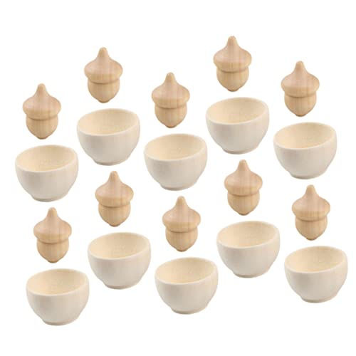 FONDOTIN 10 Sätze Unvollständige Holzschalen Eicheln DIY Bastelset Teilig Kreative Malspielzeuge für Pädagogisches Holzspielzeug für Drinnen Bastelmaterial für Eltern Junge Mädchen FONDOTIN 10 Sätze Unvollständige Holzschalen Eicheln DIY Bastelset Teilig Kreative Malspielzeuge für Pädagogisches Holzspielzeug für Drinnen Bastelmaterial für Eltern Junge Mädchen von FONDOTIN