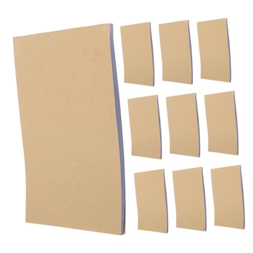 FONDOTIN 10 Stück Blanko Durchschlag Notizbuch Kraftpapier Notizblock Auto Kopie Memo Pad für Finanzunterlagen Büro Schreibblock Quittungsblock von FONDOTIN