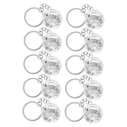FONDOTIN 10 Stück Disco Schlüsselanhänger Münze Brille Schlüsselanhänger Tragbare Halterung Discokugel Charm Anhänger Schlüsselband Gefäß Plattform Licht Schlüsselanhänger FONDOTIN 10 Stück Disco Schlüsselanhänger Münze Brille Schlüsselanhänger Tragbare Halterung Discokugel Charm Anhänger Schlüsselband Gefäß Plattform Licht Schlüsselanhänger von FONDOTIN