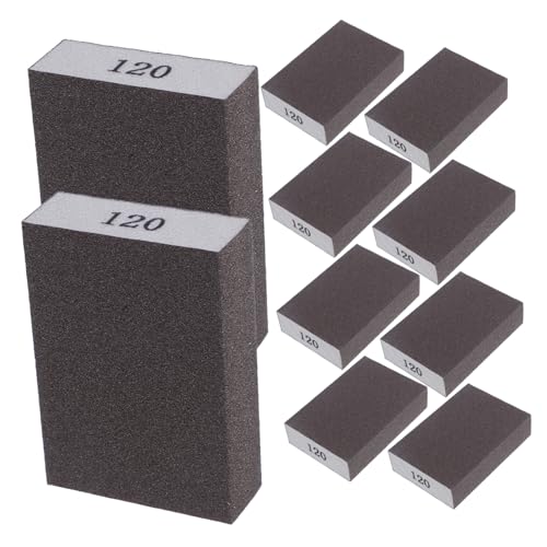FONDOTIN 10 Stück Doppelseitiger Schwamm Schleifblock Körnung Flexible und Hochdichte Schleifpads für Holz Metall Möbelpolitur Wiederverwendbar Anpassbar an Ecken und Rundungen FONDOTIN 10 Stück Doppelseitiger Schwamm Schleifblock Körnung Flexible und Hochdichte Schleifpads für Holz Metall Möbelpolitur Wiederverwendbar Anpassbar an Ecken und Rundungen von FONDOTIN