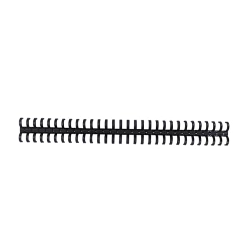 FONDOTIN 10 Stück Kunststoff Binderinge Robuste Offene Buchbinderinge für Lose Vielseitige Recycling Fähige Ringbinder Clips für Bürobedarf Dokumentenorganisation Notizbuchbindung von FONDOTIN