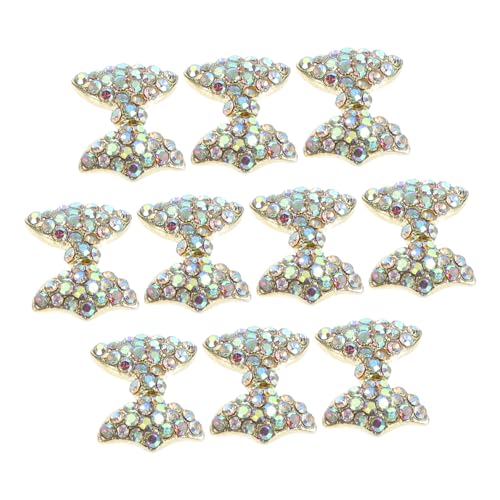 FONDOTIN 10 Stück Nagelaccessoires mit Schleifen Design Hochwertige Nagelcharms für DIY Maniküre Langlebige Nageldekorationen für Zuhause und Nagelstudios FONDOTIN 10 Stück Nagelaccessoires mit Schleifen Design Hochwertige Nagelcharms für DIY Maniküre Langlebige Nageldekorationen für Zuhause und Nagelstudios von FONDOTIN
