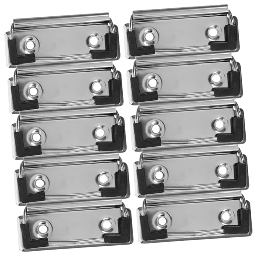 FONDOTIN 10 Stück Robuste Metall clipboard clips mit Kunststoff ecken und Aufhängung Starker Halt für Dokumente Vielseitig Einsetzbar für Büro Schule und Zuhause FONDOTIN 10 Stück Robuste Metall clipboard clips mit Kunststoff ecken und Aufhängung Starker Halt für Dokumente Vielseitig Einsetzbar für Büro Schule und Zuhause von FONDOTIN