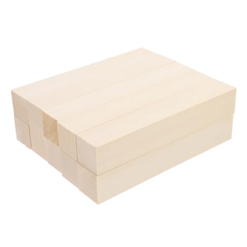 FONDOTIN 10 Stück Schnitzblock aus Lindenholz Holzdübel zum Basteln Dandiya-Sticks Bastelstöcke aus Holz Dübelstange Basteldübel Holzhandwerk Holzstange geschnitztes Holztier Holzstab Beige FONDOTIN 10 Stück Schnitzblock aus Lindenholz Holzdübel zum Basteln Dandiya-Sticks Bastelstöcke aus Holz Dübelstange Basteldübel Holzhandwerk Holzstange geschnitztes Holztier Holzstab Beige von FONDOTIN
