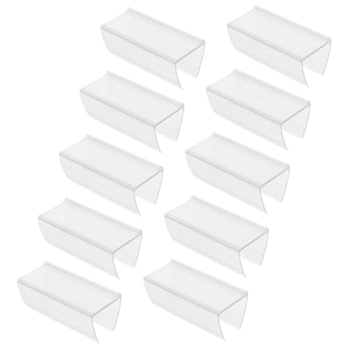 FONDOTIN 10 Stück Stabile Preisschildhalter aus Robustem Material Vielseitiger Etikettenhalter für Supermarktregale Einfache Befestigung für Obst Gemüse und Einzelhandel Transparent und FONDOTIN 10 Stück Stabile Preisschildhalter aus Robustem Material Vielseitiger Etikettenhalter für Supermarktregale Einfache Befestigung für Obst Gemüse und Einzelhandel Transparent und von FONDOTIN
