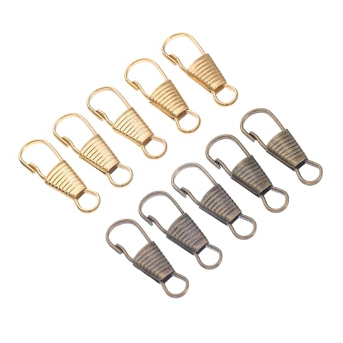 FONDOTIN 10 Stück Teiliges Abnehmbare Metallreißverschluss Zipperköpfe in Grünbronze und Gold für DIY Kleidung Koffer Taschen Reparatur und Ersatz Robuste Langlebige Reißverschluss FONDOTIN 10 Stück Teiliges Abnehmbare Metallreißverschluss Zipperköpfe in Grünbronze und Gold für DIY Kleidung Koffer Taschen Reparatur und Ersatz Robuste Langlebige Reißverschluss von FONDOTIN