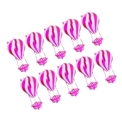 FONDOTIN 10 Stück Teiliges Aluminiumfolie Heißluftballon Farbintensive Lichtechte Partydeko für Geburtstag Shower Weihnachten Hochzeit Lebendige Festtagsdekoration FONDOTIN 10 Stück Teiliges Aluminiumfolie Heißluftballon Farbintensive Lichtechte Partydeko für Geburtstag Shower Weihnachten Hochzeit Lebendige Festtagsdekoration von FONDOTIN