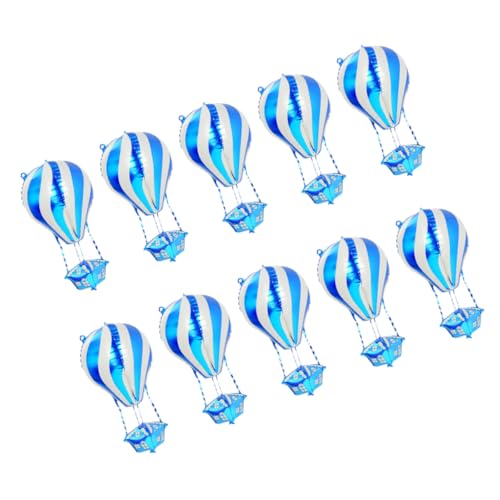 FONDOTIN 10 Stück Teiliges Aluminiumfolie Heißluftballons Farbintensive Lichtechte Geburtstags und Partydekoration für Hochzeit Weihnachtsfeier Leicht Aufzublasen und Vielseitig Einsetzbar FONDOTIN 10 Stück Teiliges Aluminiumfolie Heißluftballons Farbintensive Lichtechte Geburtstags und Partydekoration für Hochzeit Weihnachtsfeier Leicht Aufzublasen und Vielseitig Einsetzbar von FONDOTIN