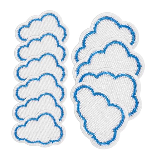 FONDOTIN 10 Stück Teiliges Cartoon Bügelbilder Wolkenmuster Bestickte Aufbügelflicken für Kleidung Rucksäcke Hüte Vielseitige Stoffapplikationen zum Dekorieren und Reparieren FONDOTIN 10 Stück Teiliges Cartoon Bügelbilder Wolkenmuster Bestickte Aufbügelflicken für Kleidung Rucksäcke Hüte Vielseitige Stoffapplikationen zum Dekorieren und Reparieren von FONDOTIN