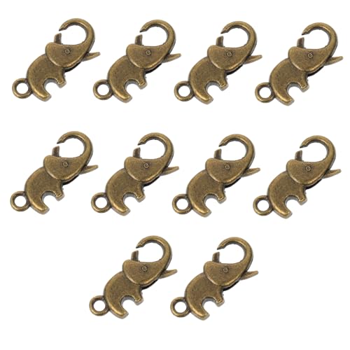 FONDOTIN 10 Stück Teiliges DIY Verschlüsse für Schmuck und Armbänder Leichte Lobsterverschlüsse für Handgemachte Schlüsselanhänger Armbandverschlüsse und DIY Bastelprojekte FONDOTIN 10 Stück Teiliges DIY Verschlüsse für Schmuck und Armbänder Leichte Lobsterverschlüsse für Handgemachte Schlüsselanhänger Armbandverschlüsse und DIY Bastelprojekte von FONDOTIN