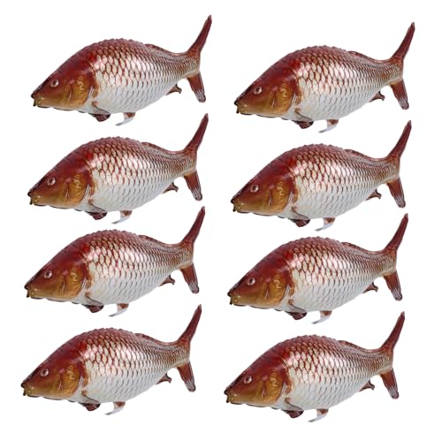 FONDOTIN 10 Stück Teiliges Fisch Partyballons aus Aluminiumfolie Realistische Karpfenform Bunte Kinderfreundliche Dekoration für Geburtstagsfeiern und Mottopartys FONDOTIN 10 Stück Teiliges Fisch Partyballons aus Aluminiumfolie Realistische Karpfenform Bunte Kinderfreundliche Dekoration für Geburtstagsfeiern und Mottopartys von FONDOTIN