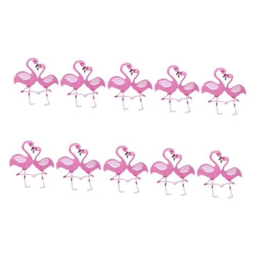 FONDOTIN 10 Stück Teiliges Flamingo Stickerei Applikationen zum Aufnähen für Kleidung Rucksäcke Jacken Dekorative Langlebige Textil Patches für DIY Kleidungsreparatur und Verzierung FONDOTIN 10 Stück Teiliges Flamingo Stickerei Applikationen zum Aufnähen für Kleidung Rucksäcke Jacken Dekorative Langlebige Textil Patches für DIY Kleidungsreparatur und Verzierung von FONDOTIN