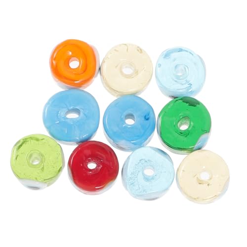 FONDOTIN 10 Stück Teiliges Glasperlen Evil Eye Flache Bunte DIY Schmuckperlen mit Charmante Lose Perlen für Armbänder und Handwerksprojekte Vielseitig für Halsketten und Bastelzubehör FONDOTIN 10 Stück Teiliges Glasperlen Evil Eye Flache Bunte DIY Schmuckperlen mit Charmante Lose Perlen für Armbänder und Handwerksprojekte Vielseitig für Halsketten und Bastelzubehör von FONDOTIN