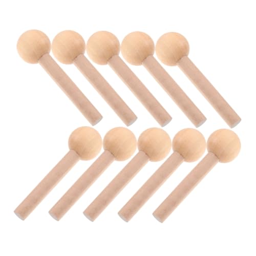 FONDOTIN 10 Stück Teiliges Holzstäbe für Lochwand Langlebige Buche Runde Sicherheitskugel Glatt Poliert als Haken und Halter für Wand Organizer und Diy Projekte FONDOTIN 10 Stück Teiliges Holzstäbe für Lochwand Langlebige Buche Runde Sicherheitskugel Glatt Poliert als Haken und Halter für Wand Organizer und Diy Projekte von FONDOTIN