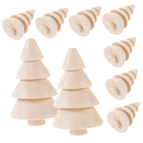 FONDOTIN 10 Stück Teiliges Kleine Unbemalte Holz Weihnachtsbaum Deko Natürliche Bastel Holzfiguren DIY Weihnachtsbaumschmuck für Bemalen und Festliche Dekoration Zuhause FONDOTIN 10 Stück Teiliges Kleine Unbemalte Holz Weihnachtsbaum Deko Natürliche Bastel Holzfiguren DIY Weihnachtsbaumschmuck für Bemalen und Festliche Dekoration Zuhause von FONDOTIN