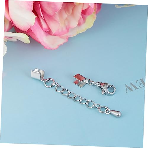 FONDOTIN 10 Stück Teiliges Kordelclips mit Robusten Hummer Verschlüssen Geeignet für DIY Lederband Armbänder und Halsketten Langlebige Schmuckverbinder für Lederbänder Schnur und Anhänger FONDOTIN 10 Stück Teiliges Kordelclips mit Robusten Hummer Verschlüssen Geeignet für DIY Lederband Armbänder und Halsketten Langlebige Schmuckverbinder für Lederbänder Schnur und Anhänger von FONDOTIN