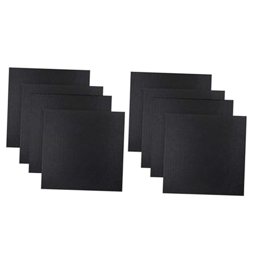 FONDOTIN 10 Stück Teiliges Kreuzstich Stoff aus Baumwolle Schwarzer Stickstoff für DIY Handarbeiten Weicher Langlebiger Stickstoff für Stickerei und Nähkunst FONDOTIN 10 Stück Teiliges Kreuzstich Stoff aus Baumwolle Schwarzer Stickstoff für DIY Handarbeiten Weicher Langlebiger Stickstoff für Stickerei und Nähkunst von FONDOTIN